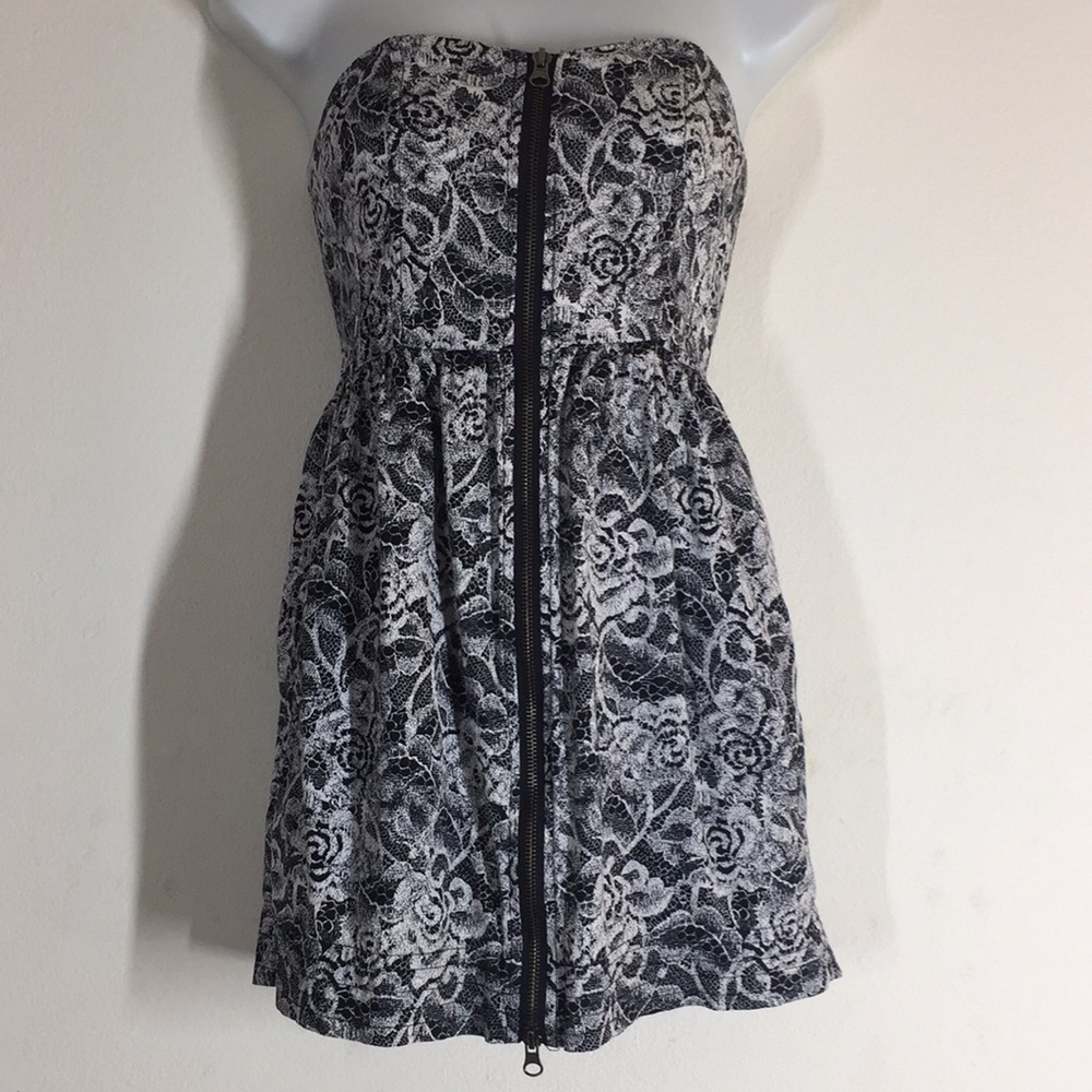 Poetry Strapless Floral Print Top